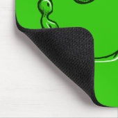 mousepadを離れた顔 マウスパッド (コーナー)