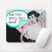 Mousepadヴィンテージの粋な秘書 マウスパッド (マウス)