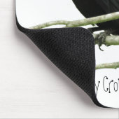 Mousepad熱狂するなカラスの女性 マウスパッド (コーナー)