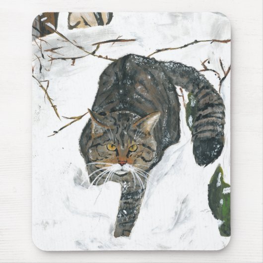 mousepad -スコットランドの無謀な絵画 マウスパッド (正面)