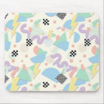 Mousepad マウスパッド<br><div class="desc">Retro 90s Memphis Pattern – Colorful Geometric Abstract Throwback Design Description Celebrate the bold creativity of the 1990s with this vibrant retro Memphis style pattern. Featuring playful geometric shapes, lightning bolts, checkerboard accents, and pastel colors, this design captures the energetic spirit of classic 90s graphic design. The abstract mix of...</div>