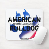 Mousepad American Bulldog マウスパッド (マウス)