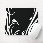 Mousepad arabesco preto e branco マウスパッド (マウス)