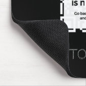 Mousepad - BLACK - QR - GLAM-Sammlung マウスパッド (コーナー)
