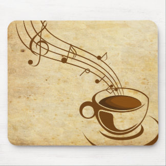 Mousepad cafe com musica マウスパッド