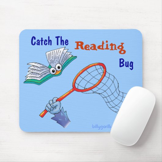 Mousepad_Catch読書虫 マウスパッド (マウス)