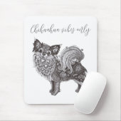 Mousepad Chihuahua Vibes マウスパッド (マウス)