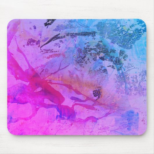 mousepad colorful painting poetic マウスパッド (正面)