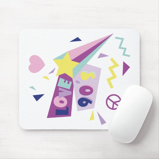 Mousepad "crazy 90s" マウスパッド (マウス)