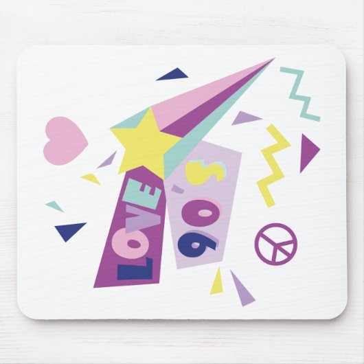 Mousepad "crazy 90s" マウスパッド (正面)