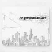Mousepad Engenharia Civil マウスパッド (正面)