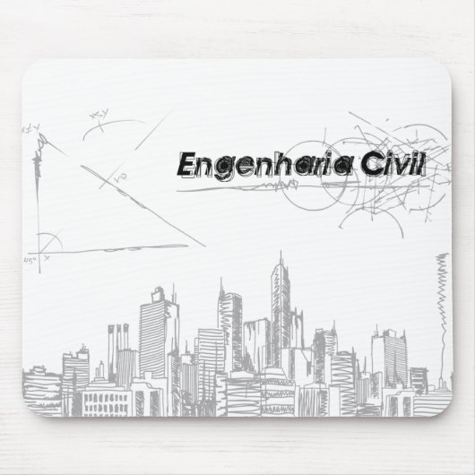 Mousepad Engenharia Civil マウスパッド (正面)