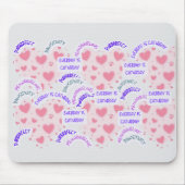 Mousepad " Everyday is Caturday" Pawsitive vibes  マウスパッド (正面)