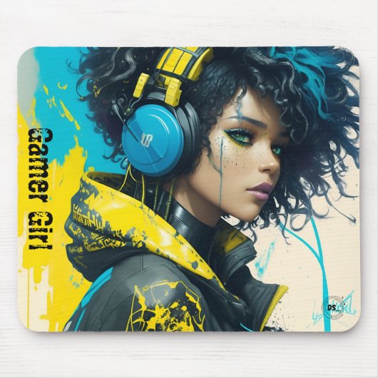 Mousepad Gamer Girl 02 マウスパッド (正面)