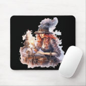 Mousepad Halloween Steampunk マウスパッド (マウス)