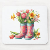 Mousepad-Hello Spring Floral Mouse Pad マウスパッド (正面)