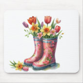 Mousepad-Hello Spring Floral Mouse Pad マウスパッド (正面)