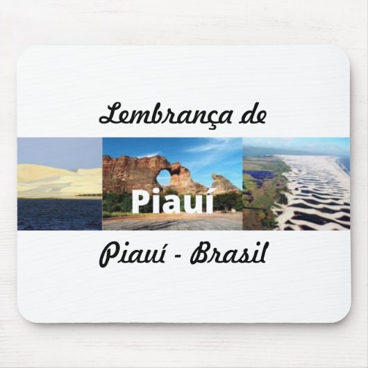 Mousepad lembrança de Piauí - Brasil マウスパッド (正面)