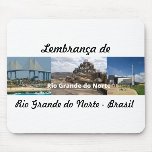 Mousepad lembrança de Rio Grande do Norte Brasil マウスパッド (正面)