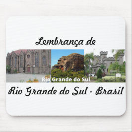 Mousepad lembrança de Rio Grande do Sul - Brasil マウスパッド