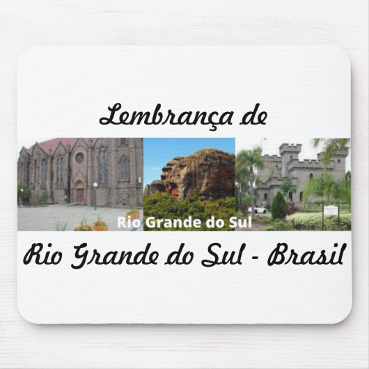 Mousepad lembrança de Rio Grande do Sul - Brasil マウスパッド (正面)