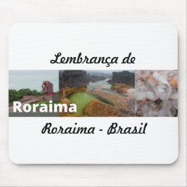 Mousepad lembrança de Roraima Brasil マウスパッド