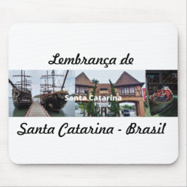 Mousepad lembrança de Santa Catarina Brasil マウスパッド
