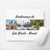 Mousepad lembrança de São Paulo Brasil マウスパッド (マウス)