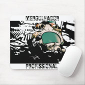 MousePad mergulhador profissional stilized マウスパッド (マウス)