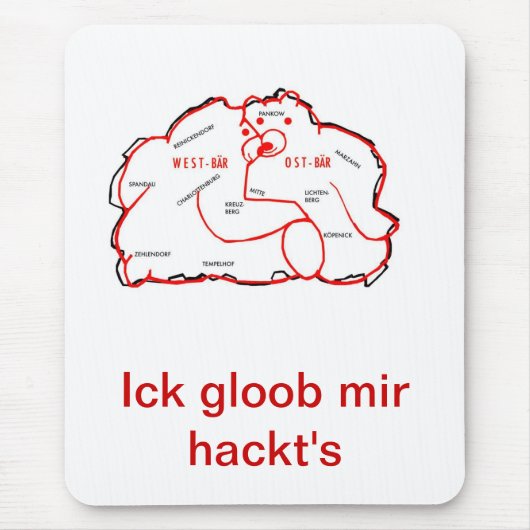 Mousepad mit Berlin Motiv マウスパッド (正面)