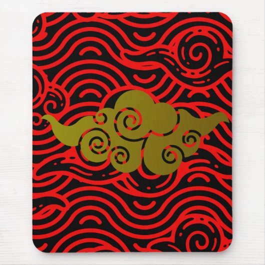 mousepad nuvem ornamental マウスパッド (正面)