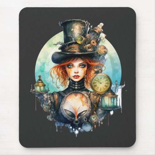 Mousepad Olhar do Tempo Steampunk マウスパッド (正面)