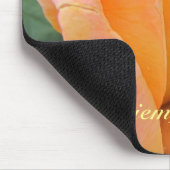 Mousepad--Orange Rose With Raindrops マウスパッド (コーナー)