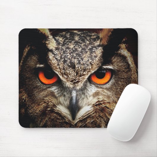 Mousepad - Owl マウスパッド (マウス)