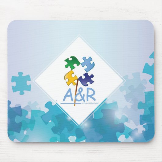 Mousepad Quebra Cabeça Azul マウスパッド (正面)