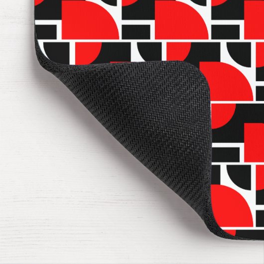 Mousepad Red Pattern AAA マウスパッド (コーナー)