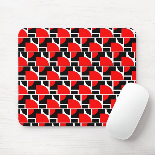 Mousepad Red Pattern AAA マウスパッド (マウス)