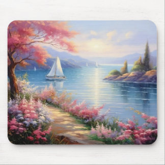 Mousepad | Sailboats in Distance マウスパッド