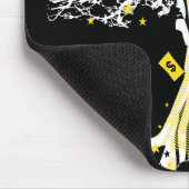 Mousepad – Urban Tree Owl & Wealth Surreal Pop-Art マウスパッド (コーナー)