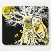 Mousepad – Urban Tree Owl & Wealth Surreal Pop-Art マウスパッド (正面)