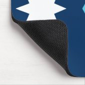 Mousepad with Flag of Minnesota, USA マウスパッド (コーナー)