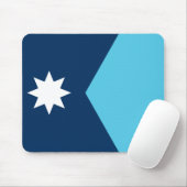 Mousepad with Flag of Minnesota, USA マウスパッド (マウス)