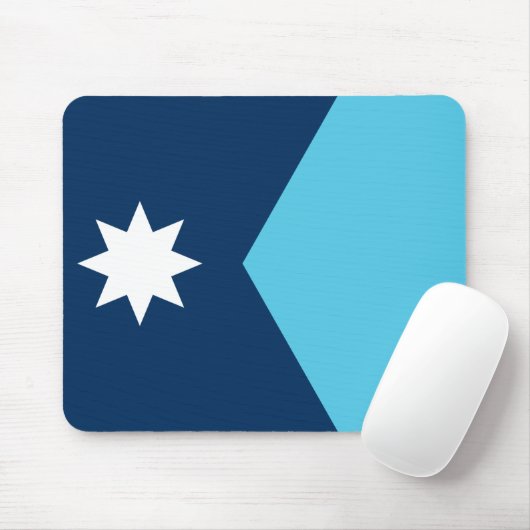 Mousepad with Flag of Minnesota, USA マウスパッド (マウス)