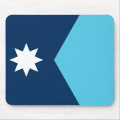 Mousepad with Flag of Minnesota, USA マウスパッド (正面)