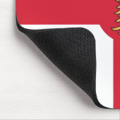 Mousepad with Flag of Montreal, Canada マウスパッド (コーナー)