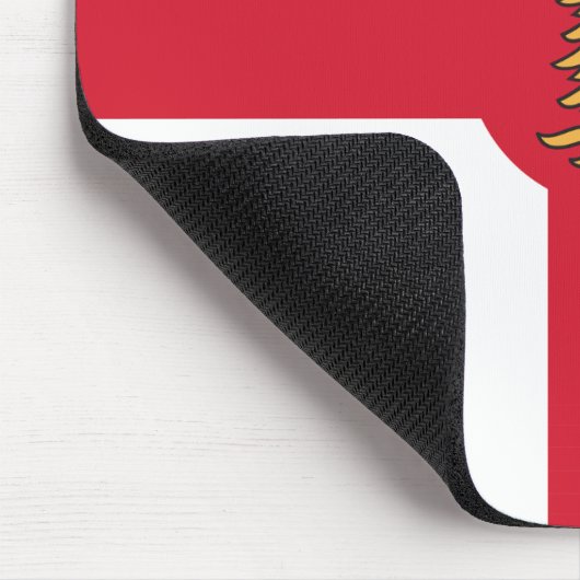 Mousepad with Flag of Montreal, Canada マウスパッド (コーナー)