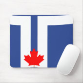 Mousepad with Flag of Toronto, Canada マウスパッド (マウス)