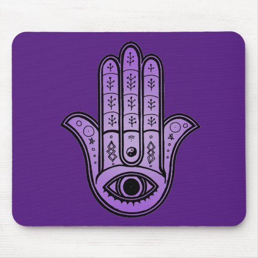 Mousepad with Hamsa Hand design マウスパッド (正面)