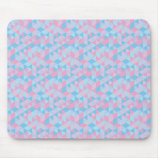  Mousepat pastel color geometric pattern マウスパッド (正面)