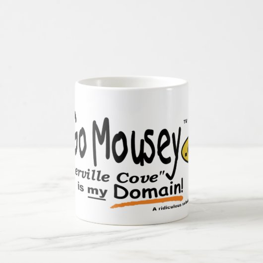 Mouseyドット・コムのマグは行きます コーヒーマグカップ (中央)